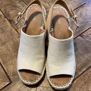 Tom's Monica Slingback Espadrille Sandals